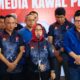 Ketua Dewan Pers, Ninik Rahayu bersama Polri, Dewan Pers, Pimpinan Media saat Deklarasi Pemilu Damai 2024. (Foto: Harianwarga.id)