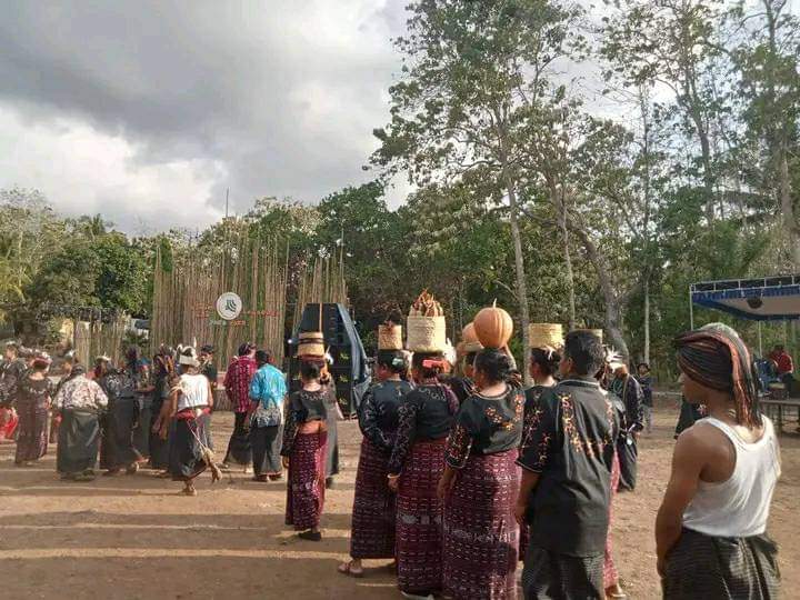 Pengenalan Pangan Lokal di acara Festival Genang Era Leworook, Desa Leraboleng, Kecamatan Titehena, Kabupaten Flores Timur, Foto : Dokumen Harianwarga.id (Teddy Kelen)