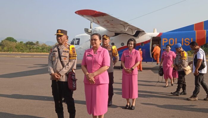 Kunker ke Polres Flores Timur, Kapolda NTT Pantau Kesiapan Personel Polri Jelang Pemilu 2024