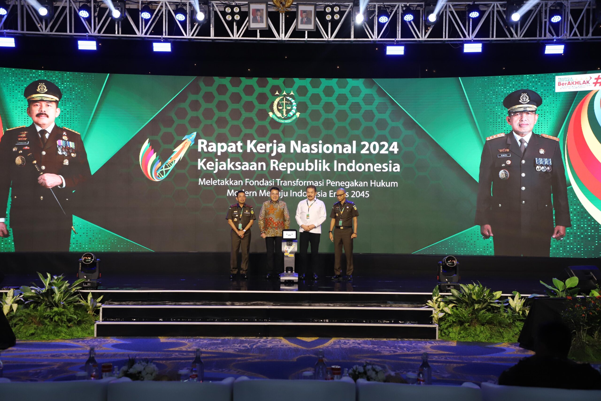 Rapat Kerja Nasional 2024 Kejaksaan Republik Indonesia. (Foto: Harianwarga.id)