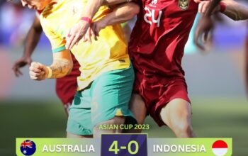 Timnas Australia Vs Timnas Indonesia di babak 16 besar Piala Asia 2023. (Foto: Bola.com/Bola.net)