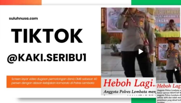 Diduga Dana Operasi Mantab Brata Anggota Polres Lembata Dipangkas, Atas Perintah Komando?