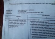 Hasil audit Inspektorat Kabupaten Flores Timur, Mantan Kades Riangduli Diduga Selewengkan Dana Desa