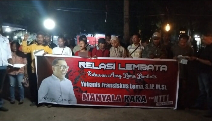 Manyala Kaka, RELASI Lembata Deklarasi Dukungan Untuk Ansy Lema Menuju NTT I