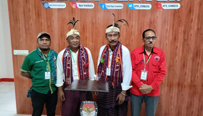 Paket Salam, Koalisi PDIP-PKB Mendaftar ke KPU Lembata