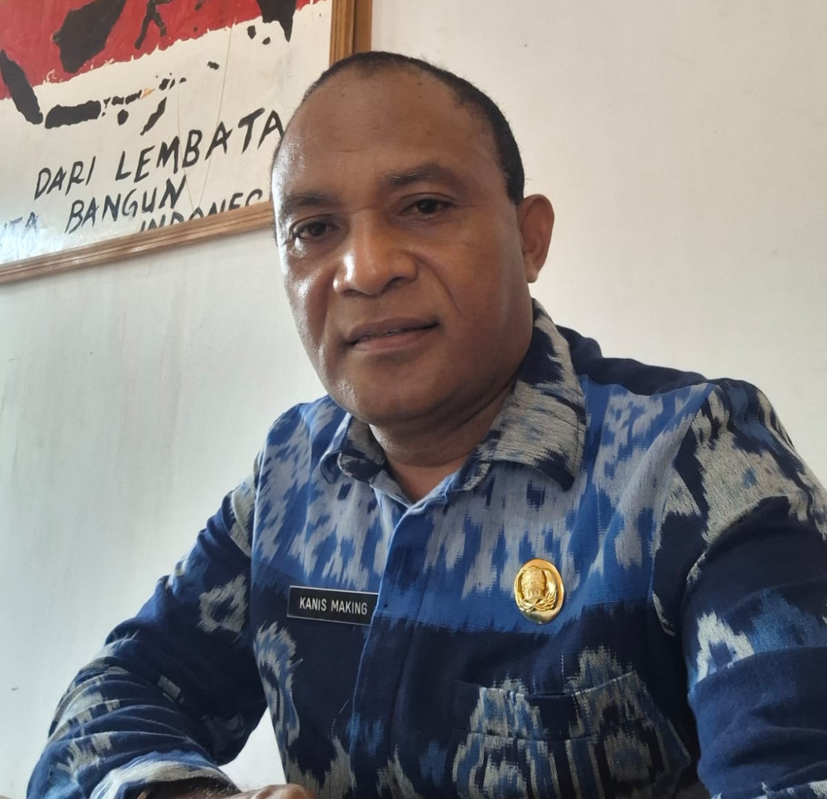 Kepala Kesbangpol lembata, Petrus Kanisius Making. (Foto: Harianwarga.id)