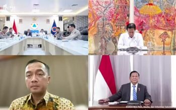 Pimpin Rapat Terbatas Langsung Dari Washington,D.C, Presiden Prabowo Minta Update Erupsi Lewotobi Laki-Laki Di Flotim