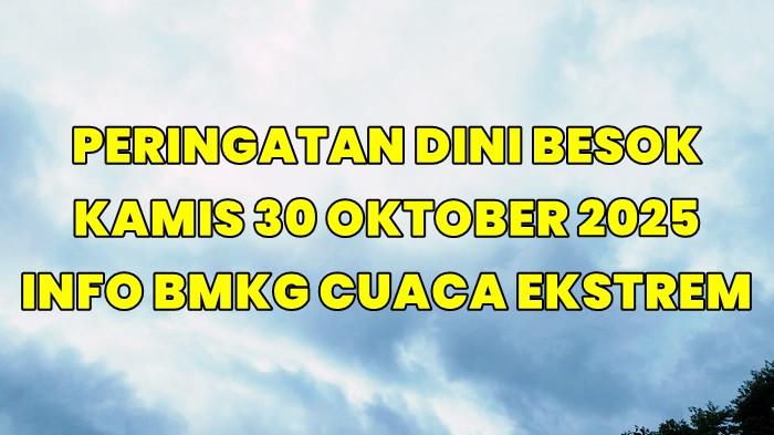 Foto: Ilustrasi awan hujan. BMKG memprakirakan sejumlah wilayah berpotensi hujan lebat serta angin kencang pada besok Kamis (30/10/2025).