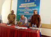 Universitas Katolik Indonesia Atma Jaya (Unika) dan Keuskupan Larantuka secara resmi menjalin kerjasama strategis melalui penandatanganan Nota Kesepahaman (MoU) atau Perjanjian Kerja Sama. Harianwarga/Istimewa.