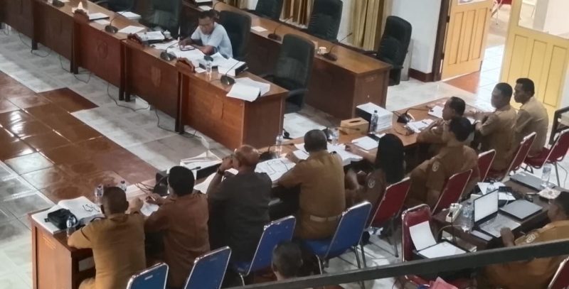 Rapat Badan Anggaran (Banggar) DPRD Flores Timur bersama Tim Anggaran Pemerintah Daerah (TAPD) saat membahas APBD Perubahan 2025, Selasa (30/09/2025).HARIANWARGA/Rita.