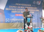 Menko Pembangunan Kewilayahan AHY Kunjungi Kawasan Transmigrasi Ponu. Foto: Harianwarga/Istimewa.