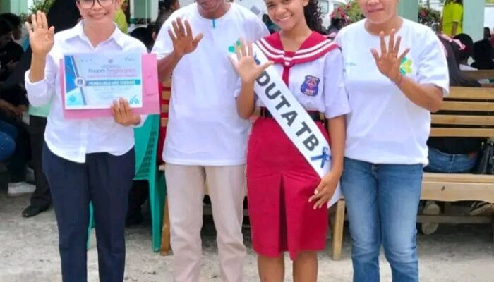 Amelia Leumara, Siswi SMA Frateran Don Bosco Lewoleba Dikukuhkan sebagai Duta TB Remaja