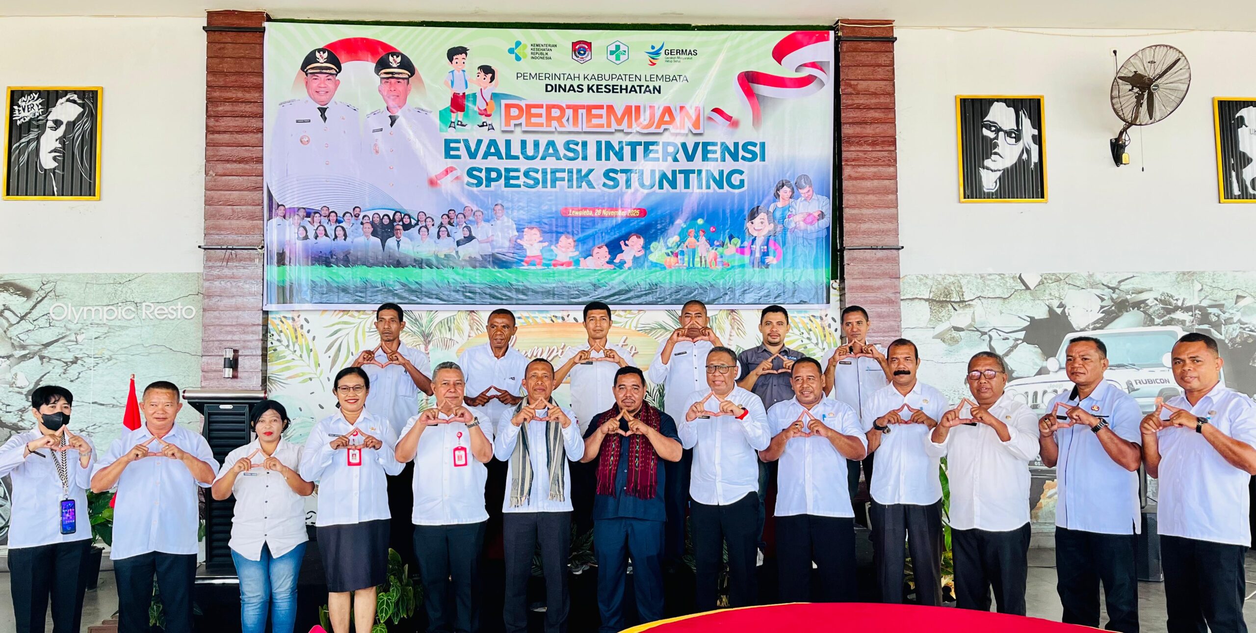 Wabup Lembata Buka Evaluasi Intervensi Spesifik Stunting. Foto: Harianwarga/Istimewa.