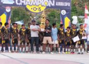 Swallow FC Wailolong Raih Gelar Juara Futsal. Foto: Harianwarga/Ivan.