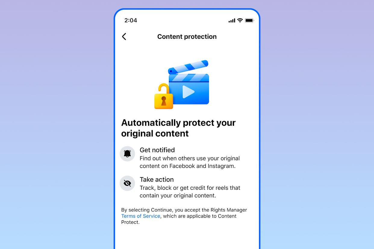 Meta memperkenalkan fitur baru bernama Content Protection yang memungkinkan kreator konten melacak akun yang mencuri dan mengunggah ulang (repost) video mereka tanpa izin. Foto: Harianwarga/Engadget.