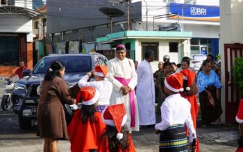 Pencanangan Gerakan Orangtua Peduli Anak Usia Dini di Keuskupan Agung Ende. Foto: Harianwarga/Istimewa.