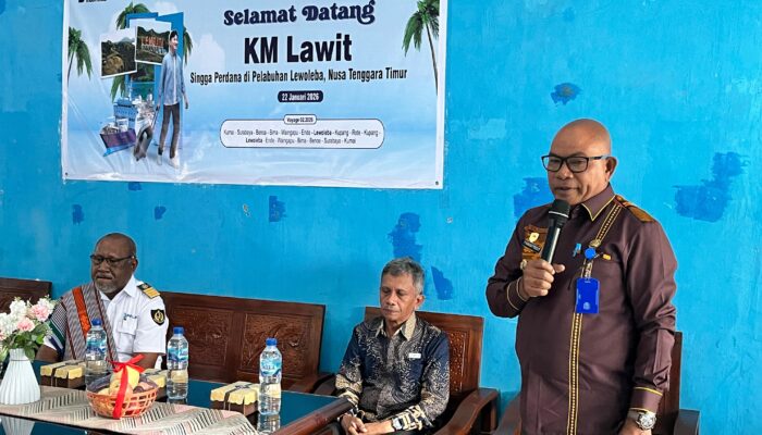 KM. Lawit Sandar Perdana di Lewoleba, Akses Maritim Kian Terbuka, Bupati Kanis: Lembata Jadi Destinasi Wisata