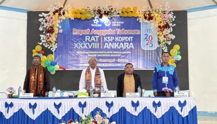 Resmi Buka RAT  Ke-38 KSP Kopdit Ankara, Bupati Lembata: Koperasi Profesional dan Harus Adaptasi Teknologi