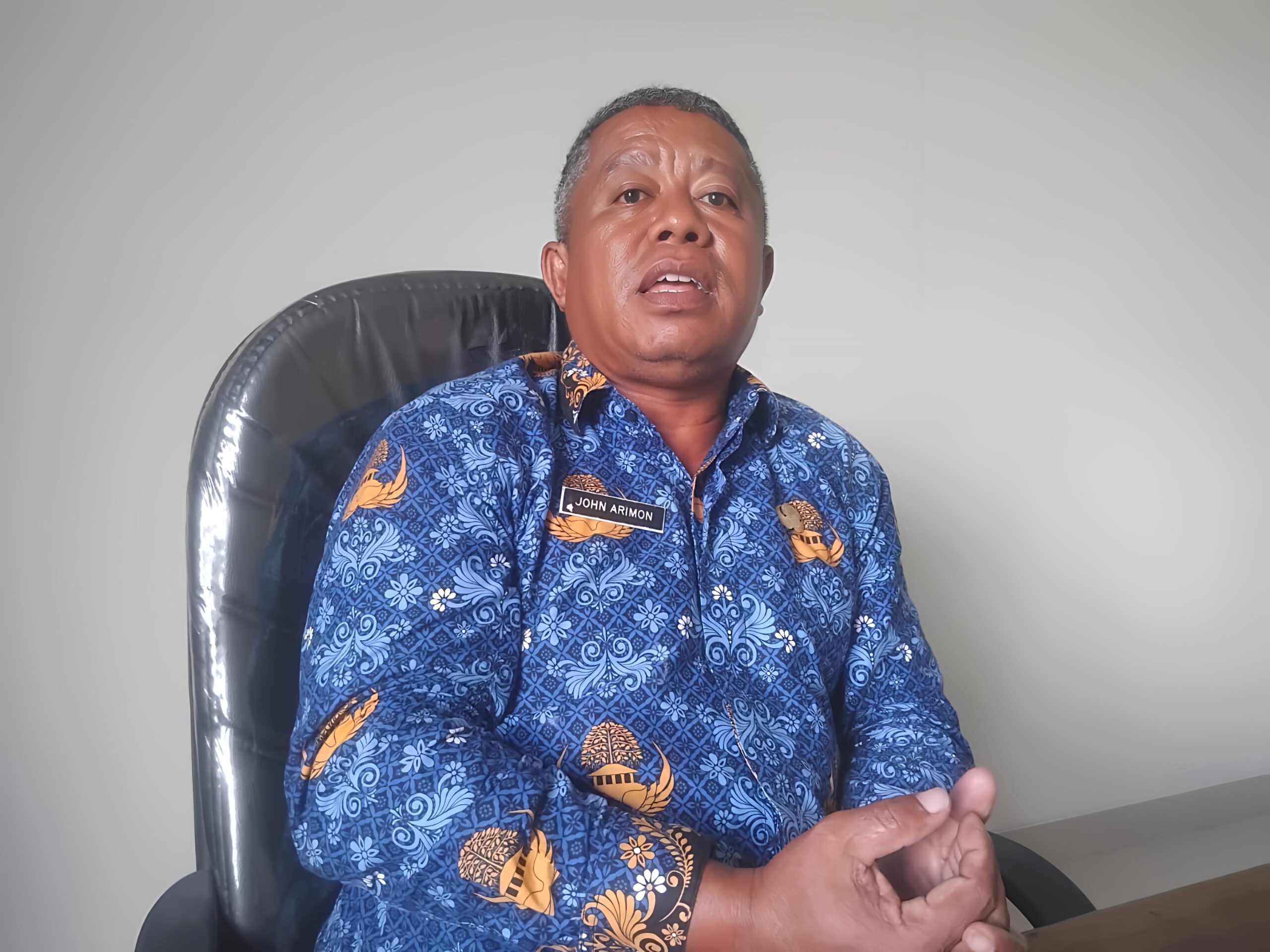 Kepala Dinas Perhubungan Kabupaten Lembata, John Arimon. Foto: Harianwarga/Team.