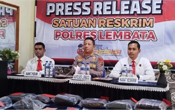 Kasus Pencurian Yang Meresahkan Warga, Polres Lembata Berhasil Amankan 26 Barang Bukti dan 3 Pelaku. Foto: Istimewa.