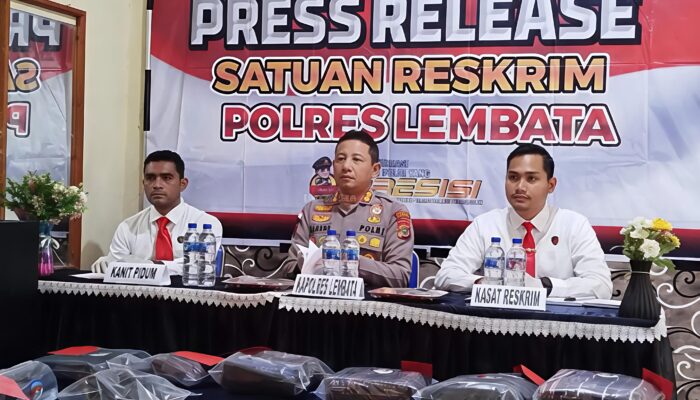 Kasus Pencurian Yang Meresahkan Warga, Polres Lembata Berhasil Amankan 26 Barang Bukti dan 3 Pelaku