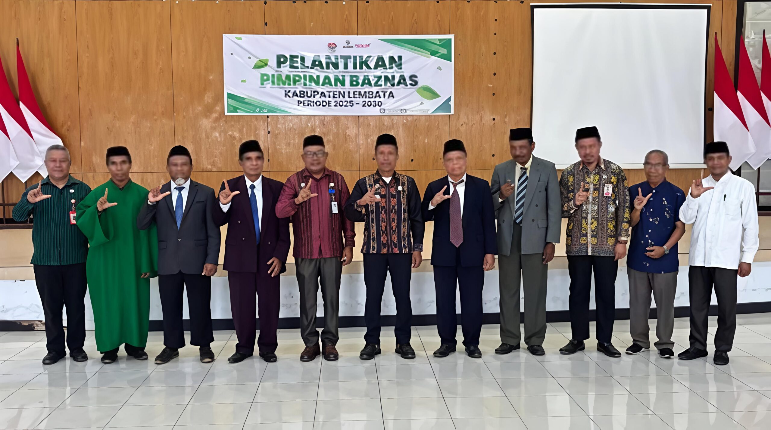 Pelantikan pengurus BAZNAS Kabupaten Lembata menjadi momentum penguatan tata kelola zakat di tingkat daerah. Foto: Istimewa.