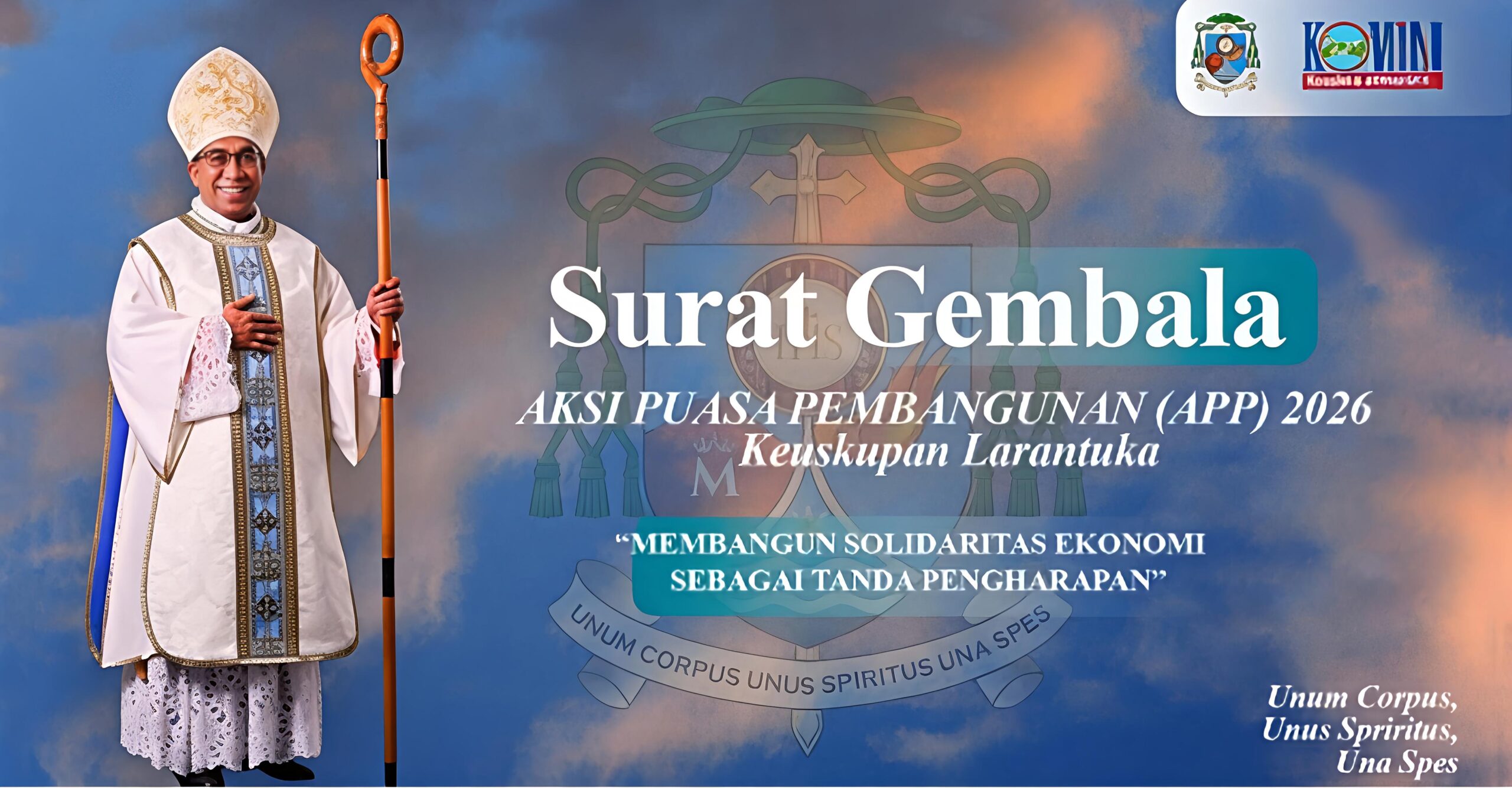 Surat Gembala Aksi Puasa Pembangunan (APP) 2026 Keuskupan Larantuka dengan Tema: Membangun Solidaritas Ekonomi Sebagai Tanda Pengharapan. Foto: Istimewa.