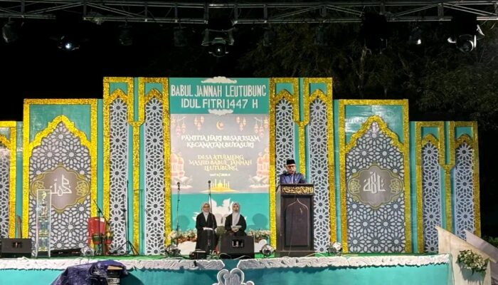 Bupati Lembata P. Kanisius Tuaq Resmi Buka Perlombaan Menyongsong Idul Fitri 1447 H di Buyasuri