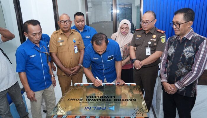 PELNI Resmikan Kantor Terminal Point Lewoleba, Perkuat Konektivitas Laut di NTT