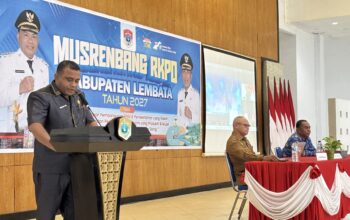 Ketua DPRD Syafrudin Sira, dalam penyampaian pokok-pokok pikiran. Foto: Istimewa.