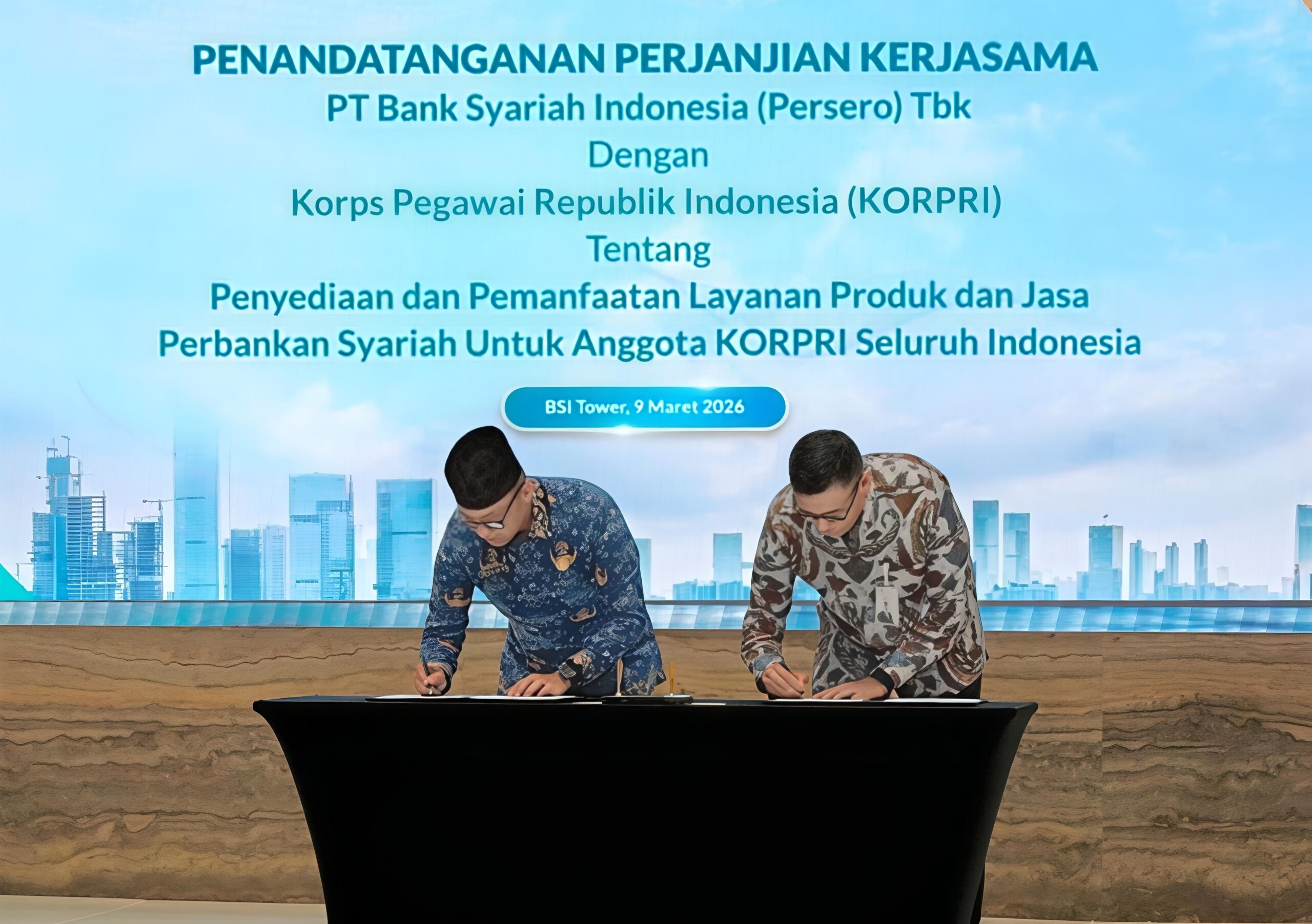 BKN dan BSI Jalin Kerja Sama Strategis, ASN Didorong Melek Keuangan Syariah. Foto: Istimewa.