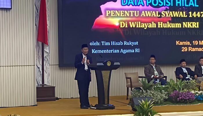 Tim Rukyat Kemenag Prediksi 1 Syawal 1447 H Jatuh pada Sabtu, 21 Maret 2026