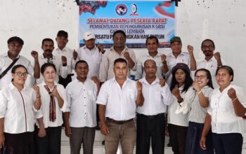 Kepengurusan Serikat Buruh Sejahtera Indonesia (SBSI) Kabupaten Lembata. Foto: Istimewa.