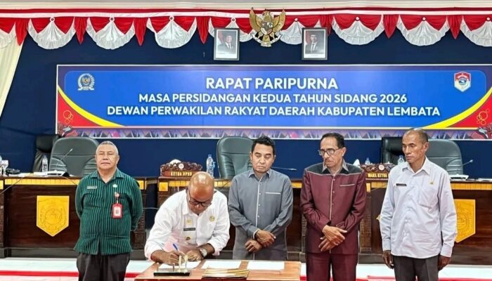 Pemkab Lembata dan DPRD Sepakati Perubahan Kedua Perda Susunan Perangkat Daerah, OPD Disederhanakan Jadi 36