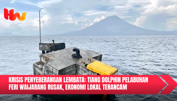 Krisis Penyeberangan Lembata: Tiang Dolphin Pelabuhan Feri Waijarang Rusak, Ekonomi Lokal Terancam