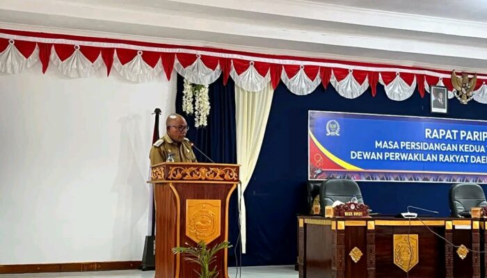 Bupati Lembata Petrus Kanisius Tuaq Sampaikan LKPJ 2025 dalam Rapat Paripurna DPRD