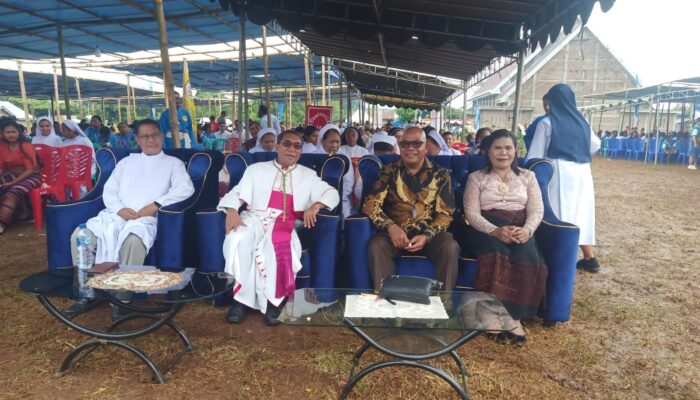 Hujan Deras Iringi Penutupan Jambore Sekami Lembata: Seribu Anak Teguhkan Komitmen Misionaris Cilik