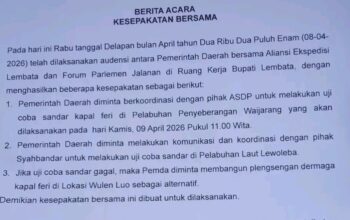 Berita Acara Kesepakatan Bersama. Foto: Istimewa.
