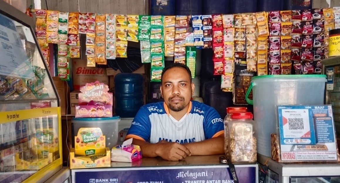 Agen BRILink, Petrus Adriyanto Ama Sayang. Foto: Istimewa.