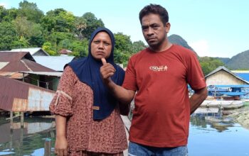 Sulaiman Wahid Witak bersama Istrinya, Jamilia Muhamad Safari. Foto: Istimewa.