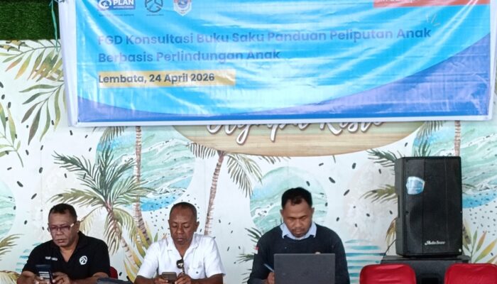 Peliputan Ramah Anak, Plan International dan Forum Jurnalis Lembata Gelar Konsultasi Buku Panduan