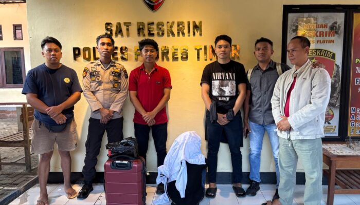 Sat Reskrim Polres Lembata Jemput Pelaku Pencurian di Larantuka
