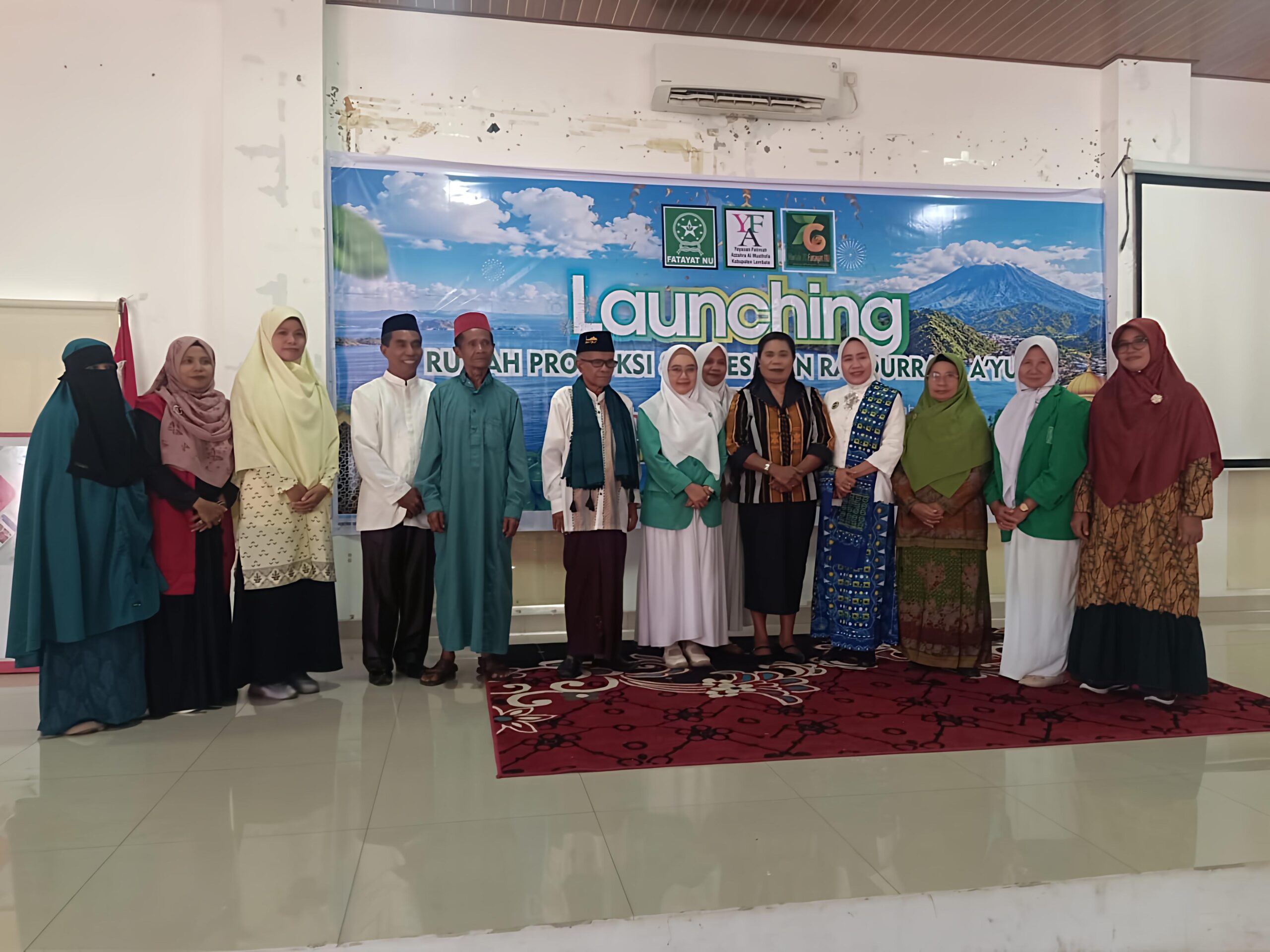 Fatayat NU Lembata Luncurkan Rumah Produksi TKM dan Resmikan RA Qurrata A’yun di Harlah ke-76. Foto: Istimewa.