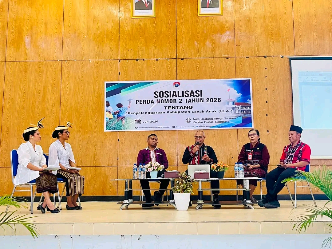Talk Show Kabupaten Layak Anak: Lembata Teguhkan Komitmen Perlindungan dan Pemenuhan Hak Anak. Foto: Istimewa.