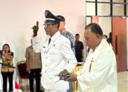 Siprianus Labi Resmi Dilantik Jadi Penjabat Kepala Desa Laranwutun, Bupati Lembata Tekankan Pelayanan Publik. Foto: Istimewa.