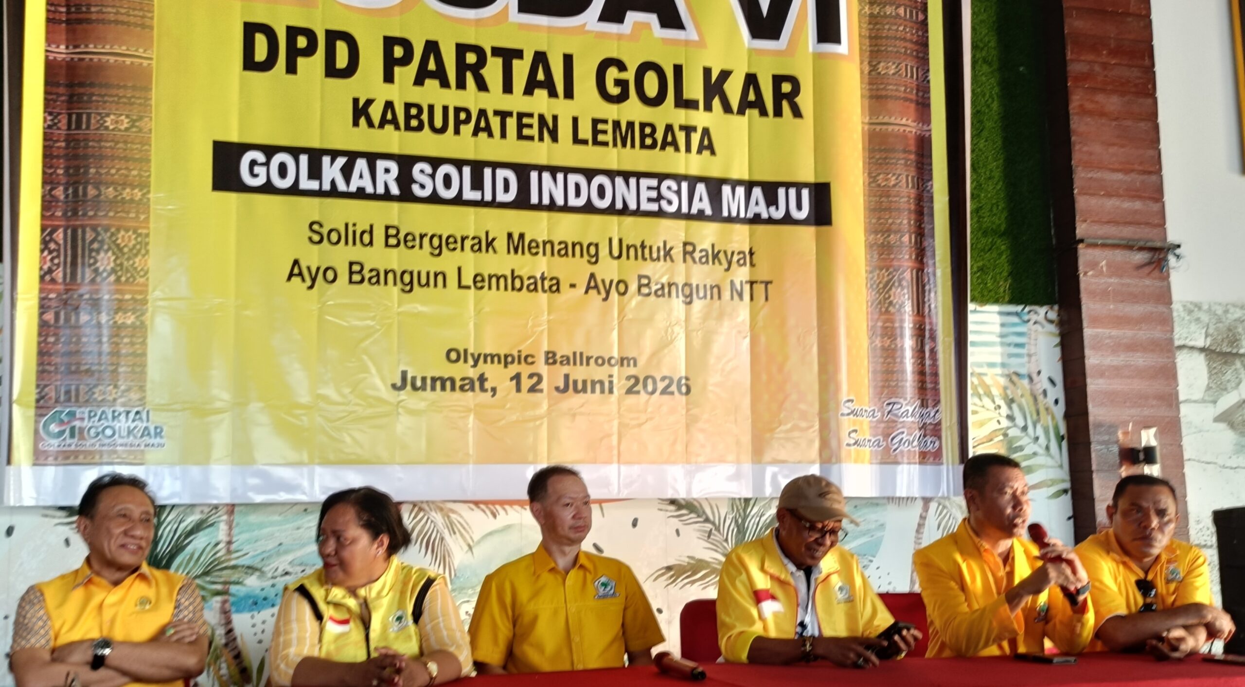 Musda VI Golkar Lembata: Konsolidasi Organisasi dan Strategi Politik Menuju Pemilu. Foto: Harianwarga.