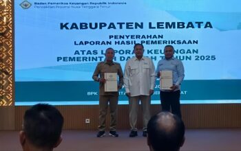 Pemkab Lembata Raih Opini WTP BPK RI, Bukti Transparansi Keuangan Daerah. Foto: Istimewa.