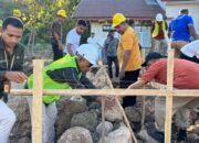 Bupati Lembata Letakkan Batu Pertama Pembangunan TK Lesu Mani di Desa Nilanapo