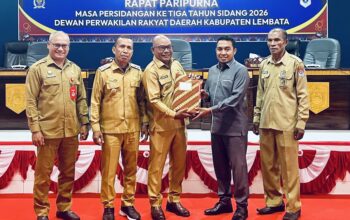 Bupati Lembata Sampaikan Laporan Pertanggungjawaban APBD 2025 dalam Rapat Paripurna DPRD. Foto: Istimewa.
