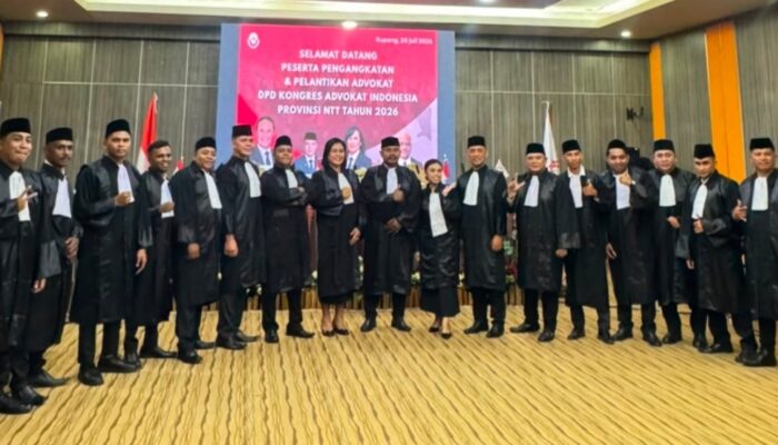 Tiga Pentolan LBH SIKAP Lembata Resmi Dilantik Jadi Advokat oleh DPP KAI